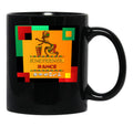 Juneteenth Dance Black Coffee Mug - Black