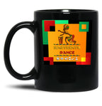 Juneteenth Dance Black Coffee Mug