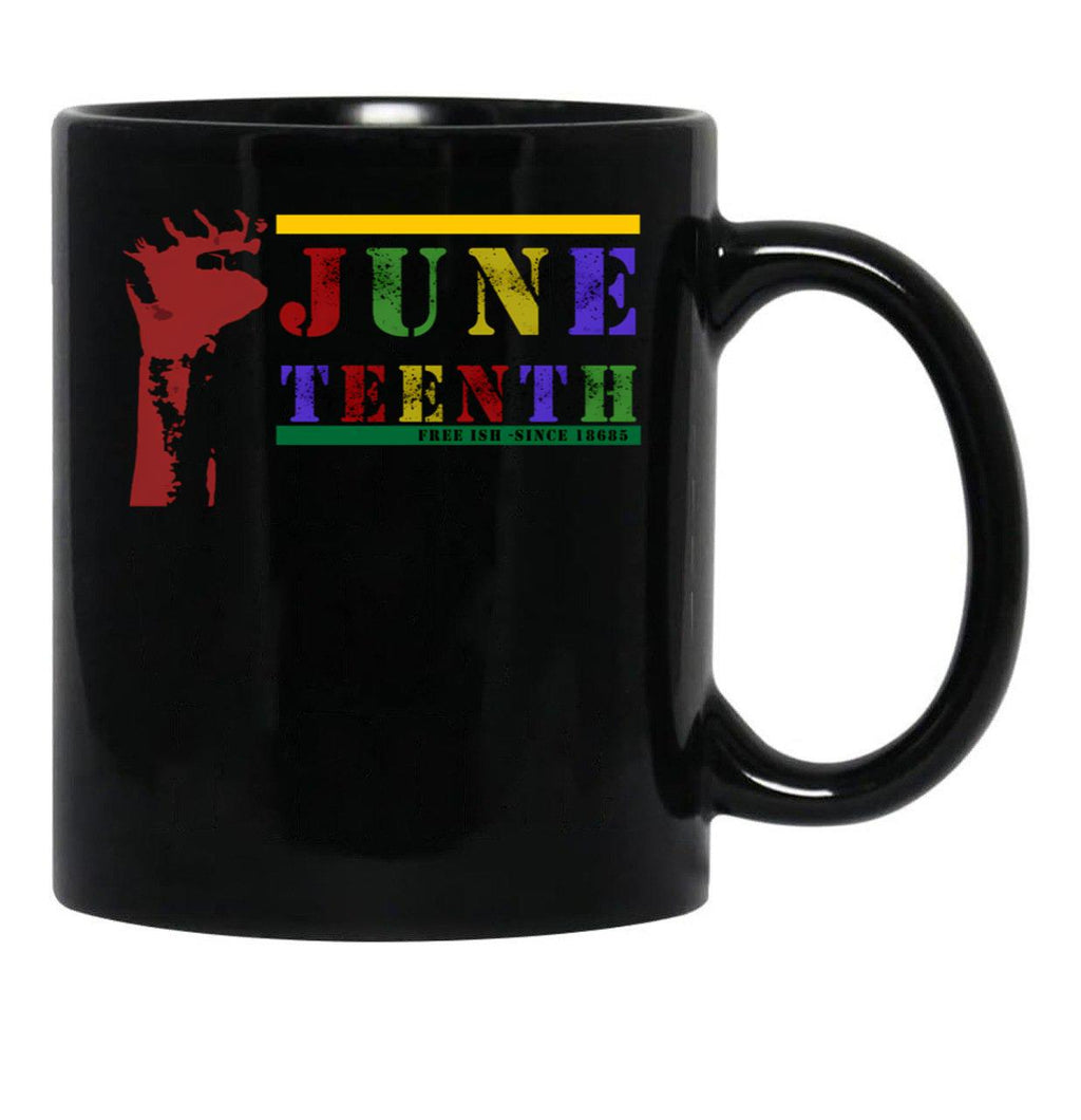 Juneteenth Day Classic Black Independence Black Coffee Mug - Black