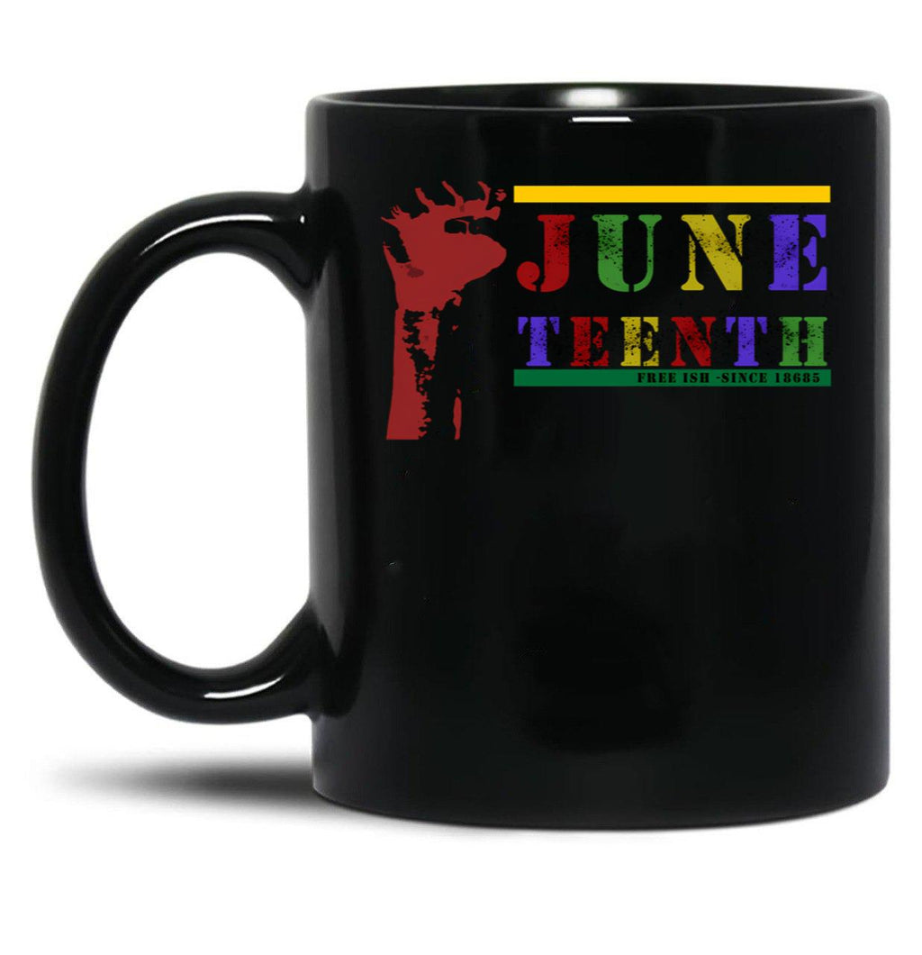 Juneteenth Day Classic Black Independence Black Coffee Mug