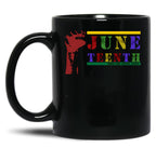 Juneteenth Day Classic Black Independence Black Coffee Mug
