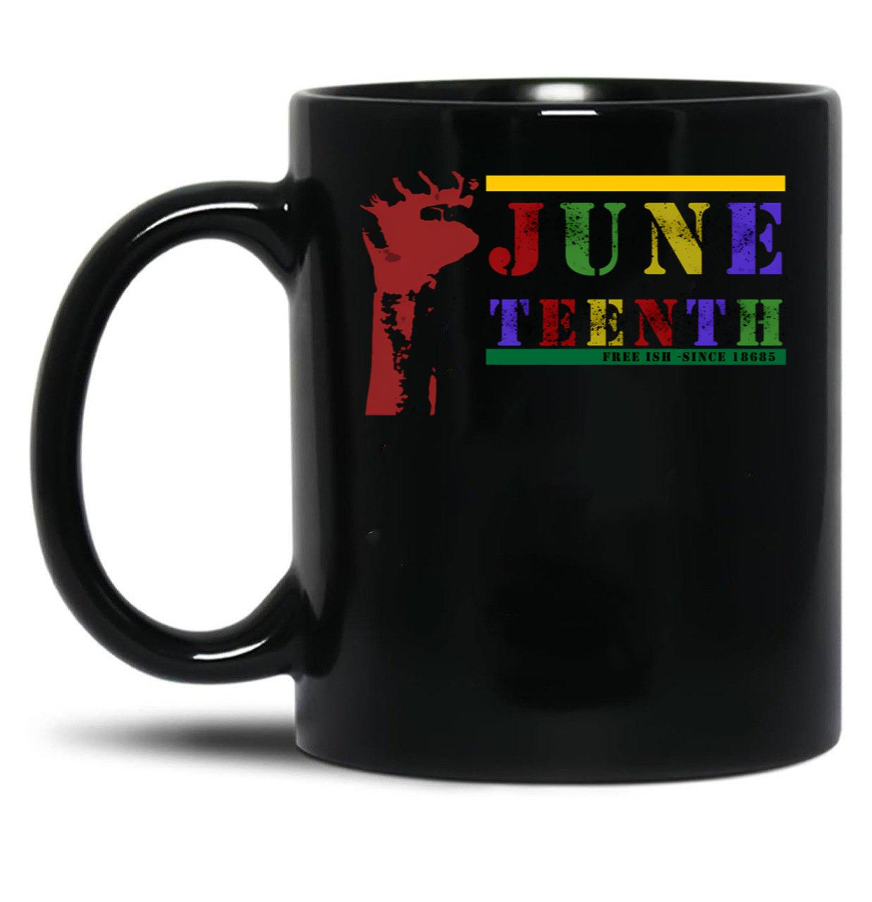 Juneteenth Day Classic Black Independence Black Coffee Mug