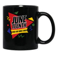 Juneteenth Free Ish Since 1865 African Retro Black Coffee Mug - Black