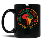 Juneteenth Free-Ish Since 1865 Is Perfect For The African American Black Coffee Mug
