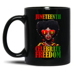 Juneteenth Freedom Black History Black Coffee Mug