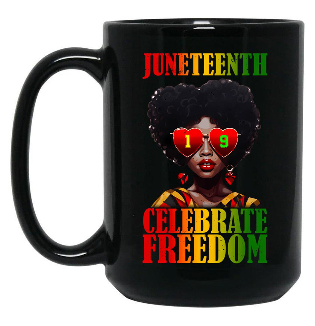 Juneteenth Freedom Black History Black Coffee Mug