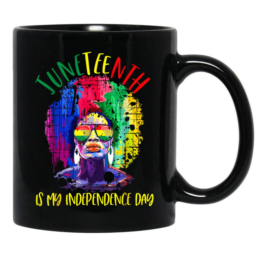 Juneteenth Freedom Day African American June 19Th 1865 Black Coffee Mug - Black
