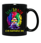Juneteenth Freedom Day African American June 19Th 1865 Black Coffee Mug - Black