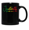 Juneteenth Freeish Since 1865 Black Freedom Juneteenth Gear Black Coffee Mug - Black