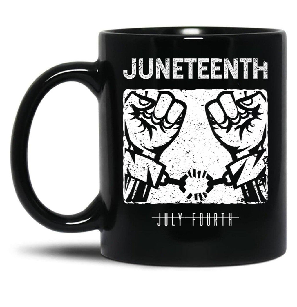 Juneteenth Gift Black History American African Freedom Day Black Coffee Mug
