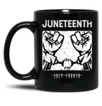 Juneteenth Gift Black History American African Freedom Day Black Coffee Mug
