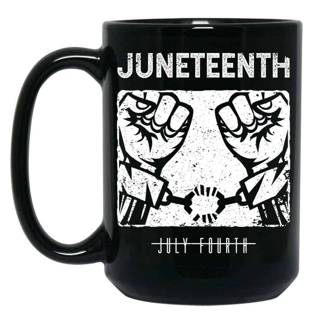 Juneteenth Gift Black History American African Freedom Day Black Coffee Mug
