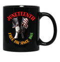 Juneteenth In America Black Coffee Mug - Black
