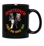 Juneteenth In America Black Coffee Mug - Black
