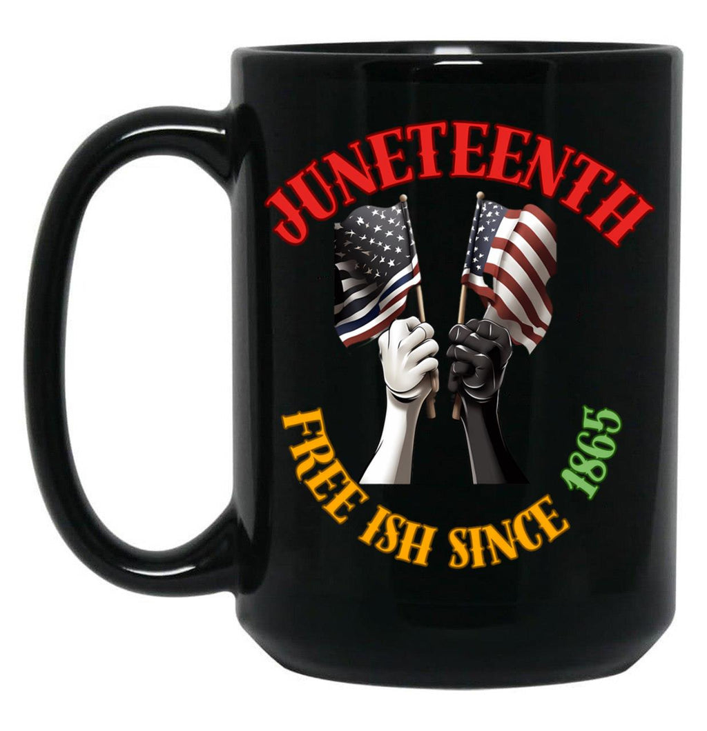 Juneteenth In America Black Coffee Mug