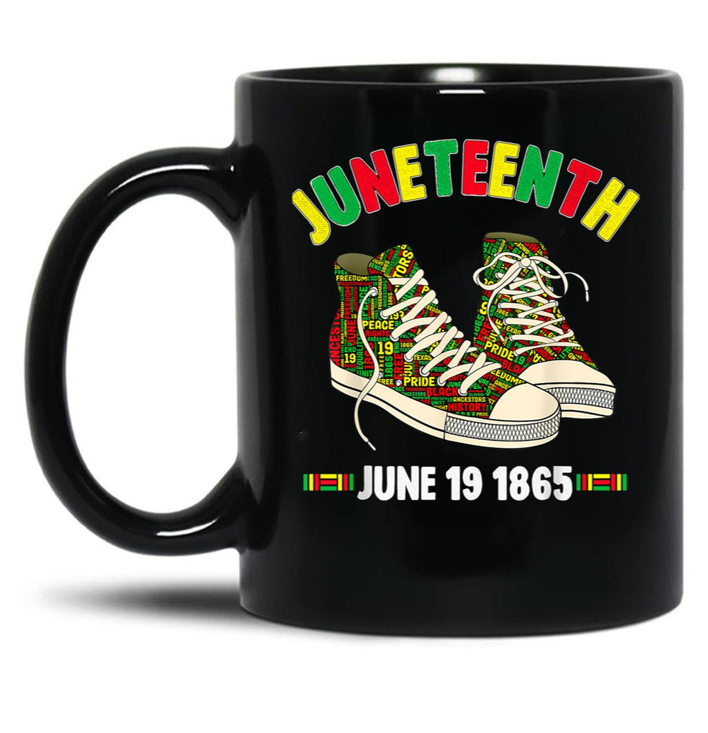 Juneteenth June 19 1865 Black African-American Independence Black Coffee Mug