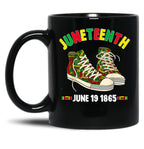 Juneteenth June 19 1865 Black African-American Independence Black Coffee Mug