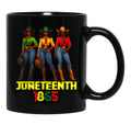 Juneteenth Remebering My Ancestors Mug For Afro Cowgirl Melanin Juneteenth Gift Black Coffee Mug - Black