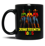 Juneteenth Remebering My Ancestors Mug For Afro Cowgirl Melanin Juneteenth Gift Black Coffee Mug