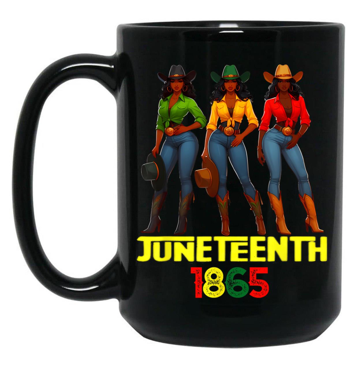 Juneteenth Remebering My Ancestors Mug For Afro Cowgirl Melanin Juneteenth Gift Black Coffee Mug