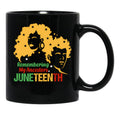 Juneteenth Remembering My Ancestors Juneteenth Gifts Black Coffee Mug - Black