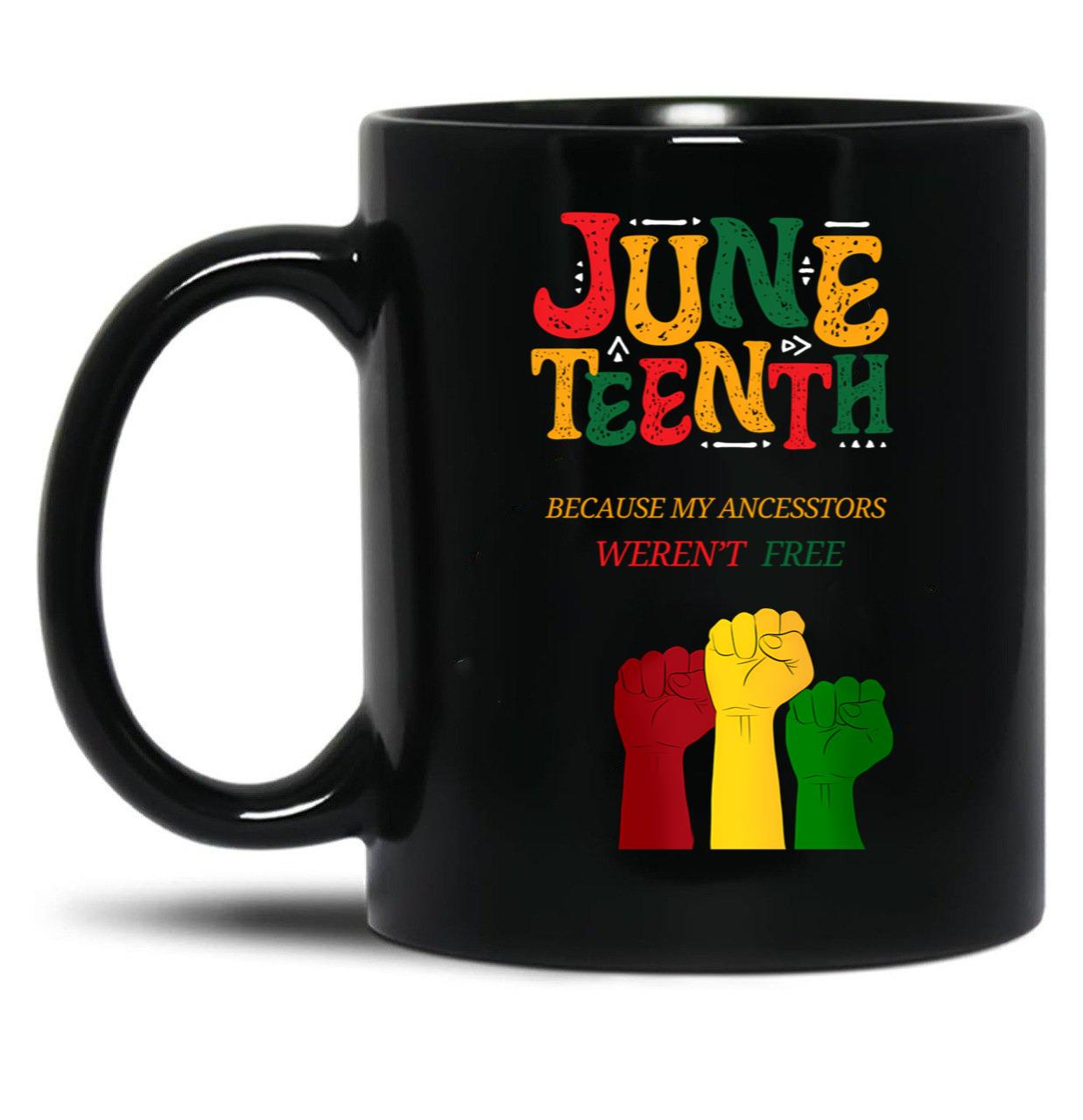 Juneteenth Mug Black History Month Mug Juneteenth Day Freedom Day Black Coffee Mug