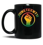Juneteenth Mug Black Coffee Mug