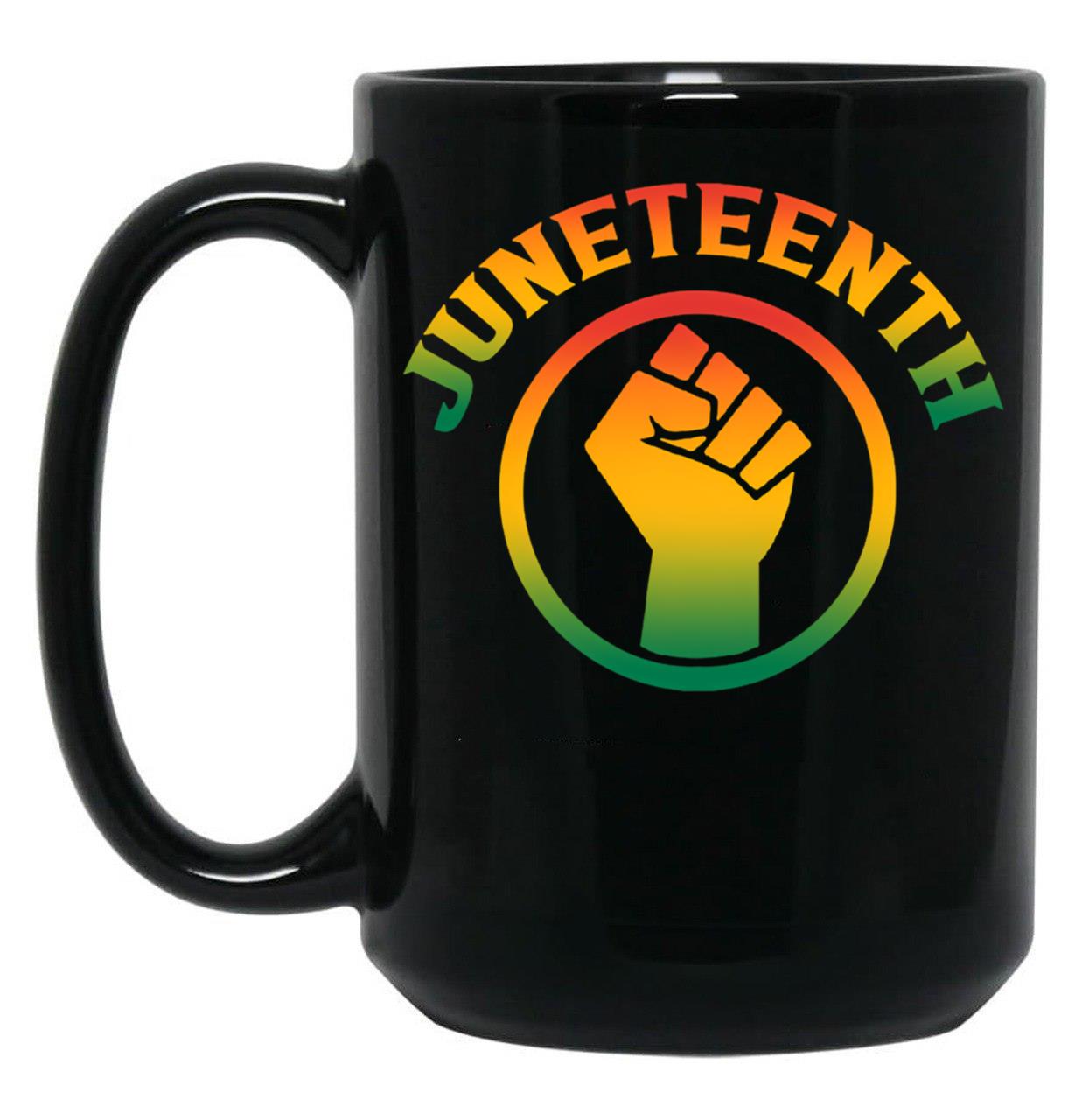 Juneteenth Mug Black Coffee Mug