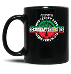 Juneteenth Tree Independence Freedom Day Black Coffee Mug