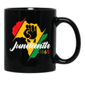 Juneteenth Mug Women Juneteenth Mugs 1865 Juneteenth Mug Black Coffee Mug - Black