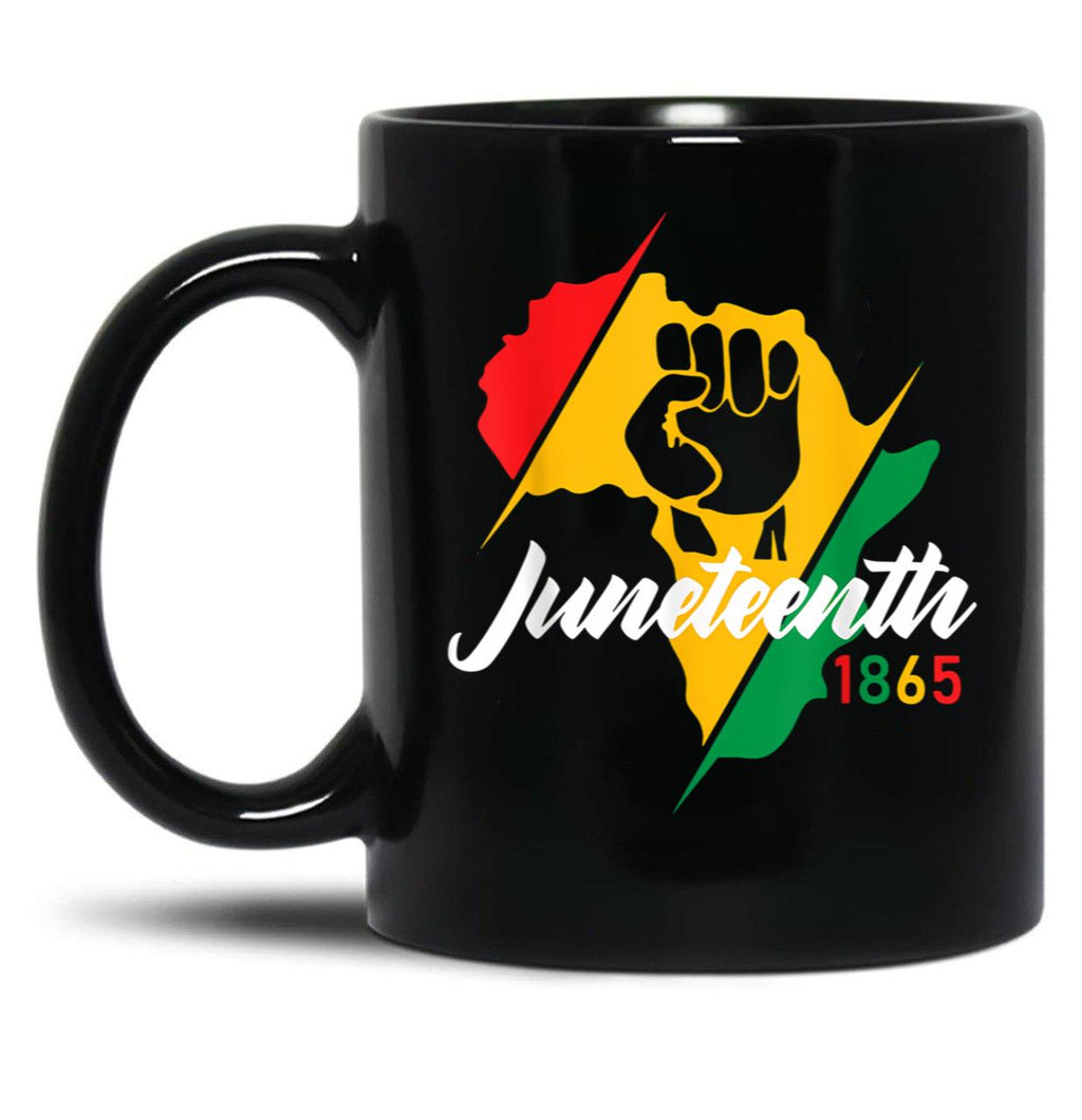 Juneteenth Mug Women Juneteenth Mugs 1865 Juneteenth Mug Black Coffee Mug