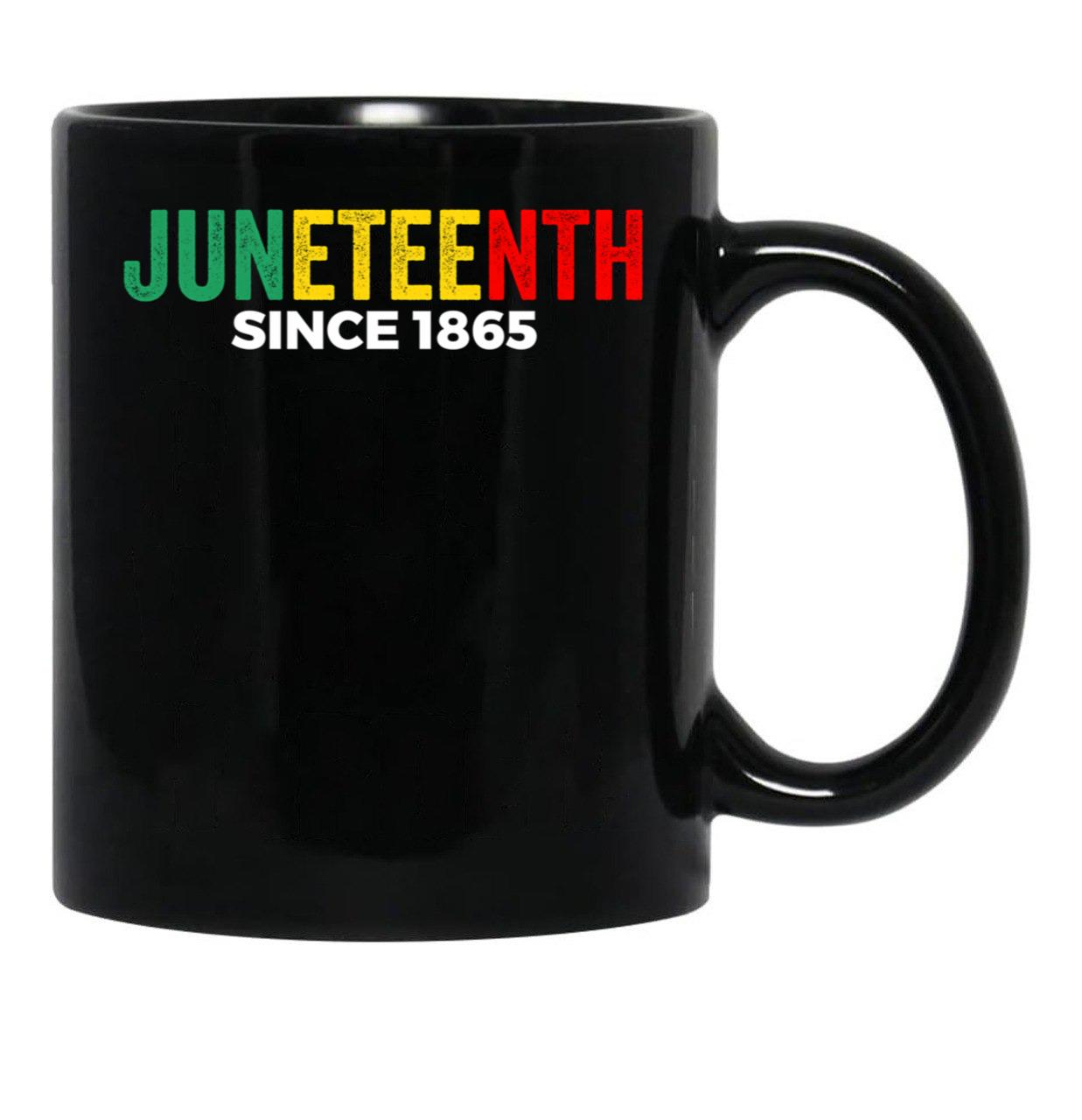 Juneteenth (12) Black Coffee Mug - Black