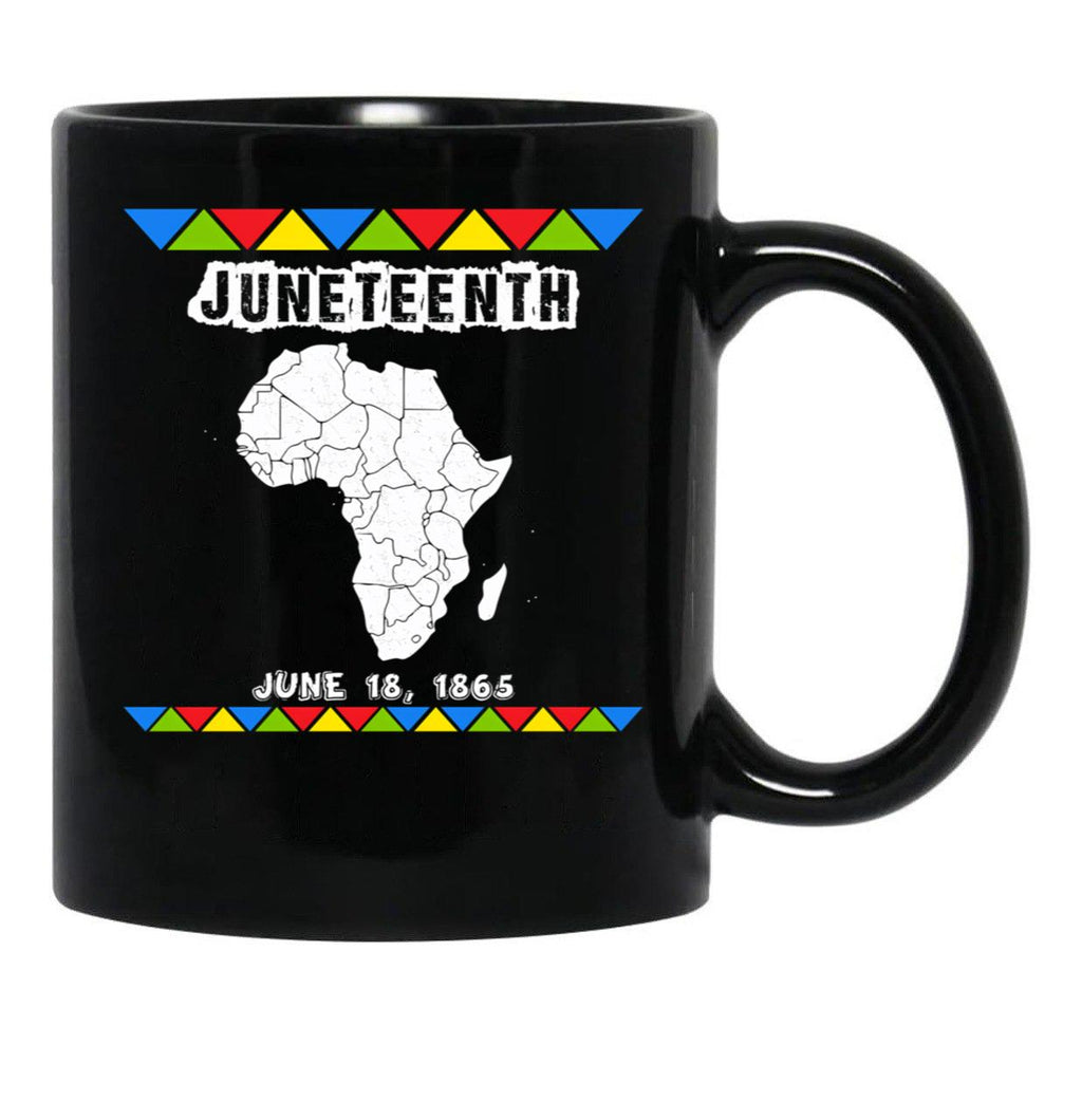 Juneteenth (1) Black Coffee Mug - Black