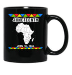 Juneteenth (1) Black Coffee Mug - Black