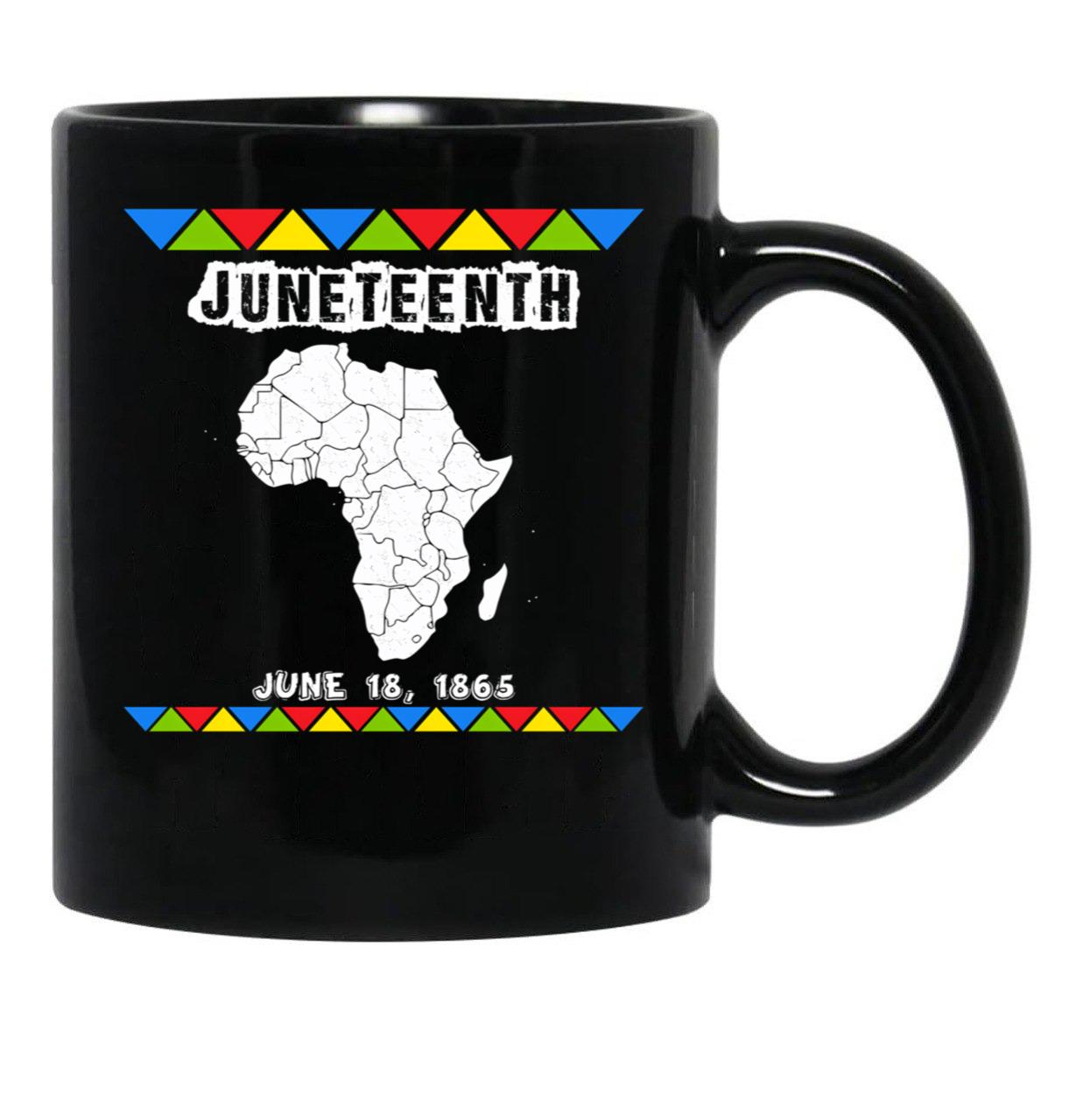 Juneteenth (1) Black Coffee Mug - Black