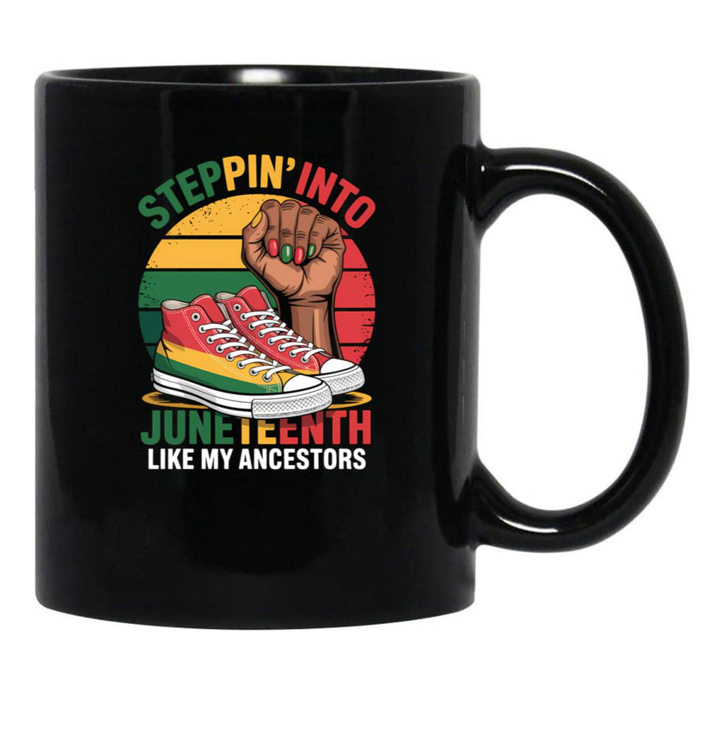 Juneteenth (5) Black Coffee Mug - Black