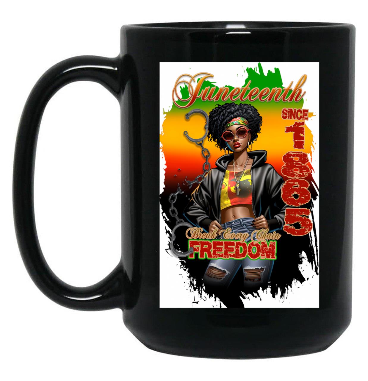 Juneteenth (7) Black Coffee Mug