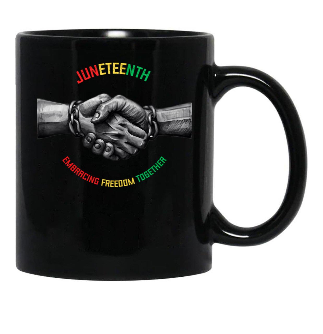 Juneteenth (9) Black Coffee Mug - Black