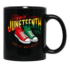 Juneteenth Black Coffee Mug - Black