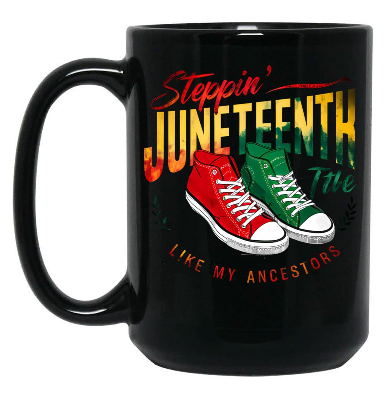 Juneteenth Black Coffee Mug