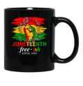 Juneteeth Freeish Black Coffee Mug - Black