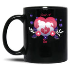 Just A Good Mom For All Moms Black Coffee Mug