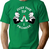 Just The Tip I Promise Art The Clown Terrifiers 2 Killer Clown Illustration T-Shirt for Men & Women, T-Shirts Graphic Tee - Green