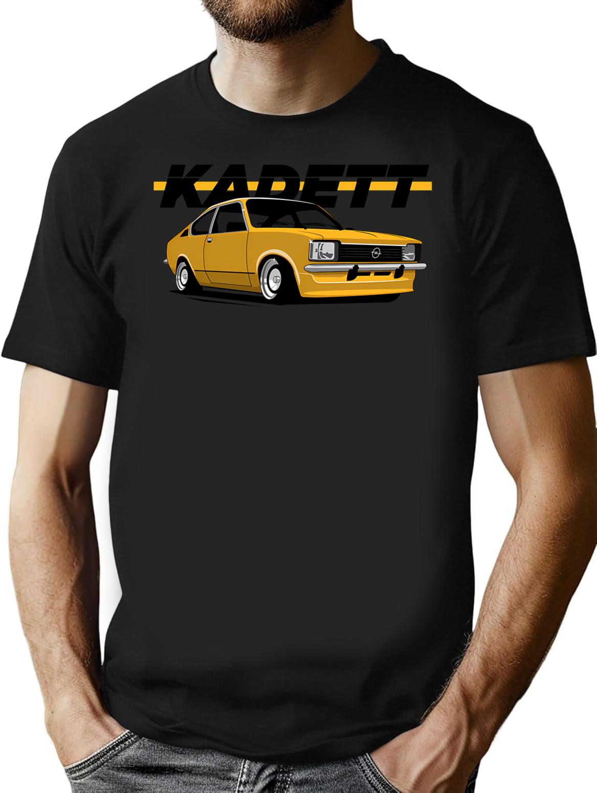 Kadett C Oldtimer T-Shirt for Men & Women, T-Shirts Graphic Tee - Black