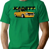Kadett C Oldtimer T-Shirt for Men & Women, T-Shirts Graphic Tee - Green
