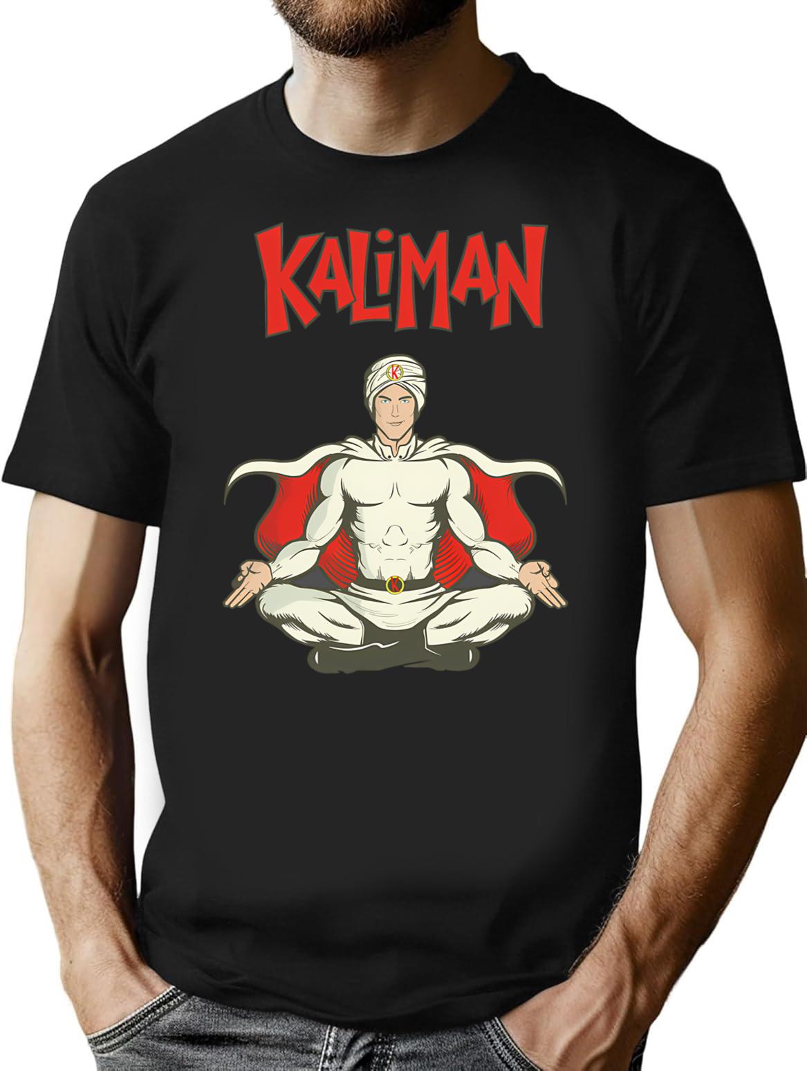 Kaliman The Incredible Man T-Shirt for Men & Women, T-Shirts Graphic Tee - Black