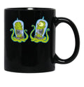 Kang and Kodos Black Coffee Mug, Gift Coffee Mug - Black