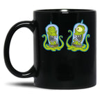 Kang and Kodos Black Coffee Mug, Gift Coffee Mug
