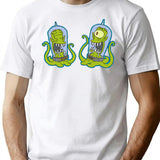 Kang and Kodos Premium Heavyweight Cotton T-Shirt - White