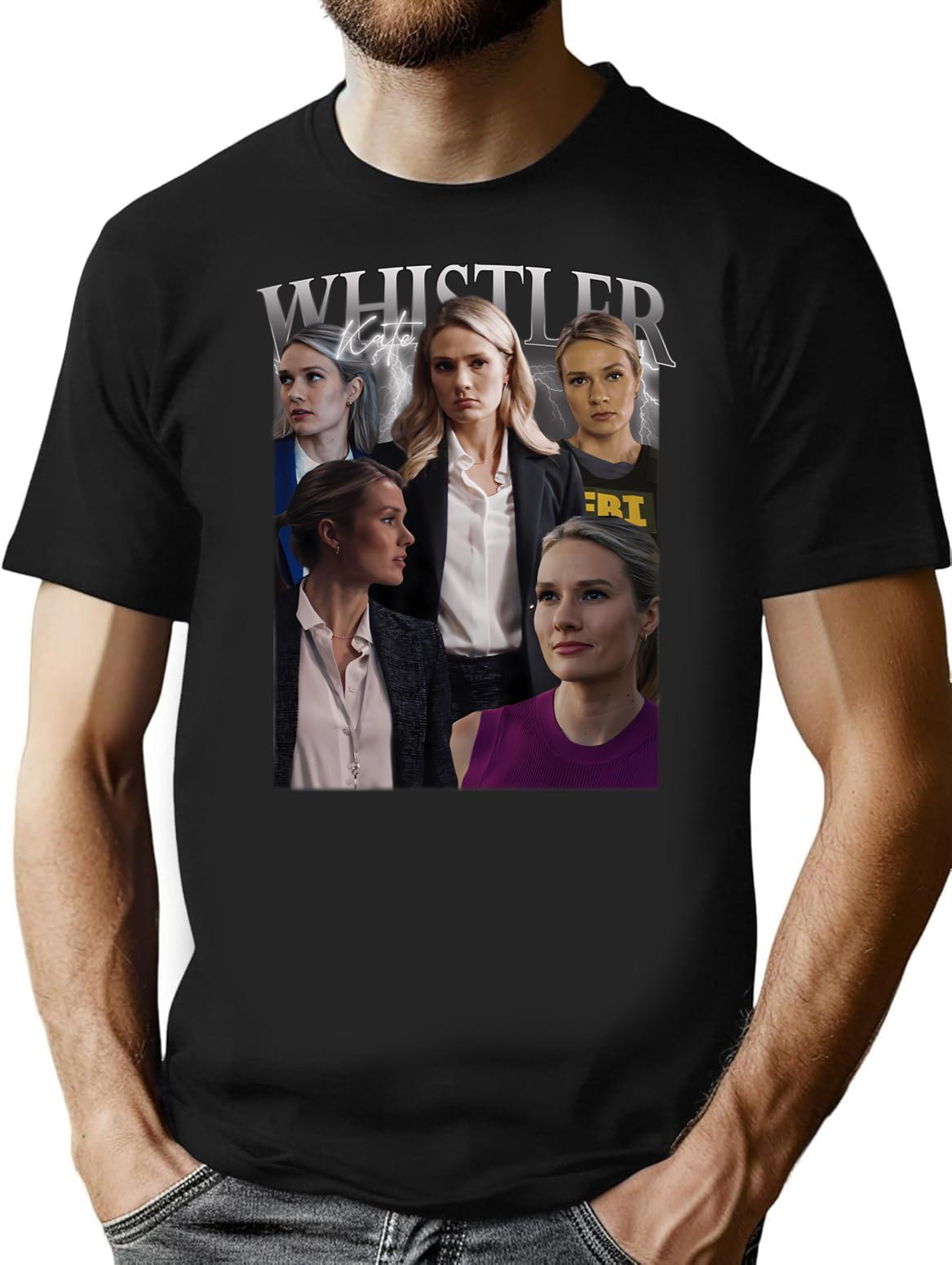 Kate Whistler Vintage Bootleg Shirt T-Shirt for Men & Women, T-Shirts Graphic Tee - Black